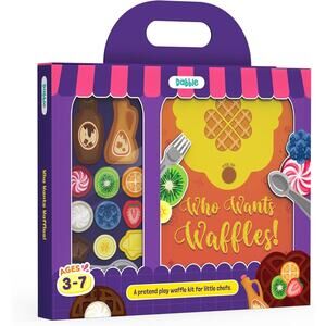 LoveDabble Kids Kitchen Playset for Pretend Play, Who Wants Waffles, Ages 3-7